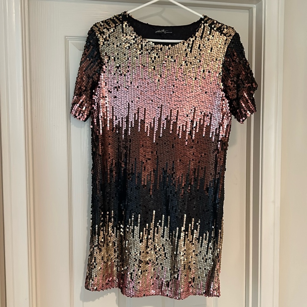 Adorable Sequin Dress. New without tags, veneer worn. Non smoking non pet home.